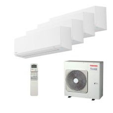 Мульти сплит-система Toshiba на 4 комнаты (25+25+25+25 кв.м.) SHORAI EDGE WHITE