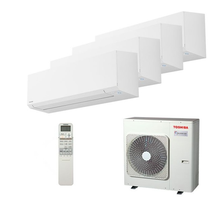 Мульти сплит-система Toshiba на 4 комнаты (25+25+25+25 кв.м.) SHORAI EDGE WHITE