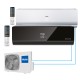 Мульти сплит-система Haier на 2 комнаты (20+20 кв.м.) белый/черный LIGHTERA