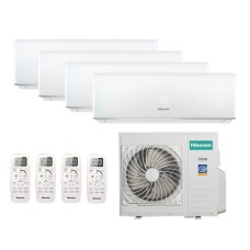Мульти сплит-система Hisense на 4 комнаты (20+20+20+20 кв.м.) Smart