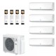 Мульти сплит система Electrolux на 4 комнаты (20+20+25+25 кв.м) Monaco