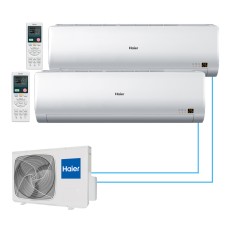 Мульти сплит-система Haier на 2 комнаты (25+25 кв.м.) BREEZA