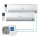 Мульти сплит-система Haier на 2 комнаты (25+25 кв.м.) BREEZA