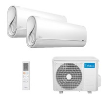Мульти сплит-система Midea на 2 комнаты (25+35 кв.м.) серия BreezeLess