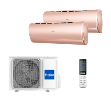 Мульти сплит-система Haier на 2 комнаты (25+25 кв.м.) JADE Gold