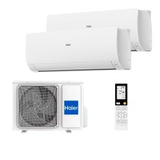Мульти сплит-система Haier на 2 комнаты (30+30 кв.м.) FLEXIS White