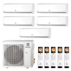 Мульти сплит система Electrolux на 5 комнат (20+20+20+20+25 кв.м) HM FMI