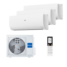 Мульти сплит-система Haier на 3 комнаты (25+25+25 кв.м.) FLEXIS White