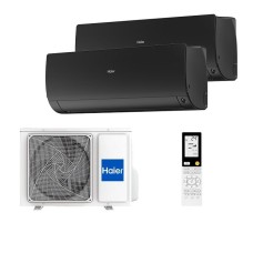 Мульти сплит-система Haier на 2 комнаты (25+35 кв.м.) FLEXIS Black