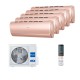 Мульти сплит система Haier на 5 комнат (25+25+25+25+25 кв.м) Jade Gold
