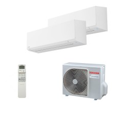 Мульти сплит-система Toshiba на 2 комнаты (25+25 кв.м.) SHORAI EDGE WHITE