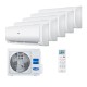 Мульти сплит система Haier на 5 комнат (20+20+20+20+20 кв.м) LEADER