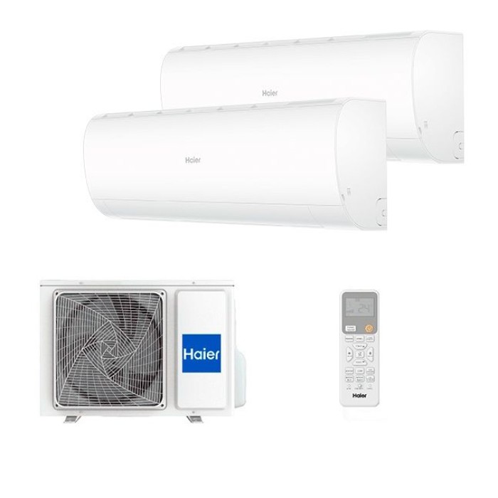 Мульти сплит-система Haier на 2 комнаты (25+25 кв.м.) Coral