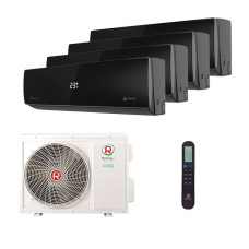 Мульти сплит система Royal Clima на 4 комнаты (25+25+25+25 кв.м) ATTICA NERO