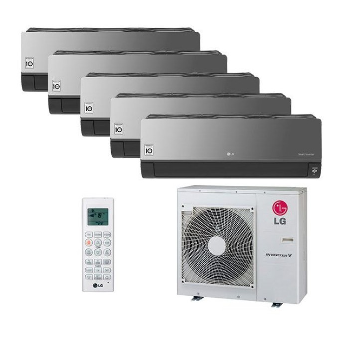 Мульти сплит-система LG на 5 комнат (25+25+25+25+25 кв.м.) Artcool Mirror