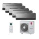 Мульти сплит-система LG на 5 комнат (25+25+25+25+25 кв.м.) Artcool Mirror