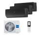 Мульти сплит-система Haier на 3 комнаты (20+20+20 кв.м.) FLEXIS Black
