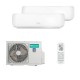 Мульти сплит-система Hisense на 2 комнаты (20+20 кв.м.) PREMIUM DESIGN R32