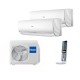 Мульти сплит-система Haier на 2 комнаты (20+20 кв.м.) белый/белый LIGHTERA