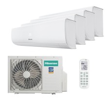 Мульти сплит-система Hisense на 4 комнаты (25+25+25+25 кв.м.) Zoom