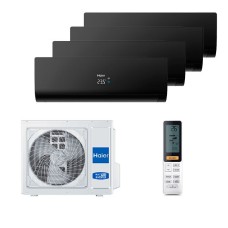 Мульти сплит-система Haier на 4 комнаты (25+25+25+25 кв.м.) FLEXIS Black