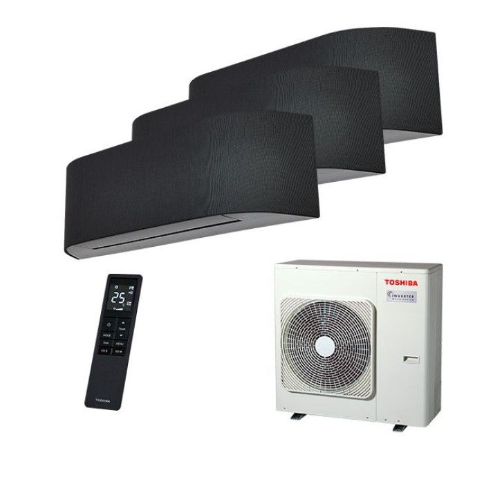 Мульти сплит-система Toshiba на 3 комнаты (25+25+25 кв.м.) HAORI
