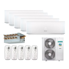 Мульти сплит-система Hisense на 5 комнат (20+20+20+20+20 кв.м.) Smart