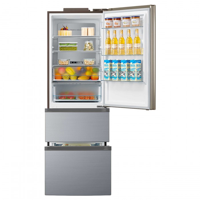 Трехдверный Холодильник Korting KNFF 61889 X
