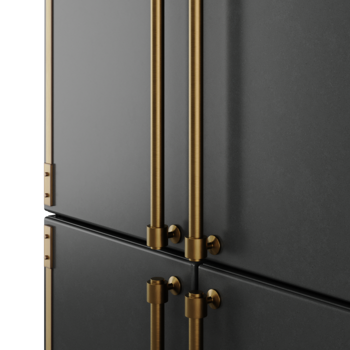 Холодильник отдельностоящий Kuppersberg NMFV 18591 BK Bronze