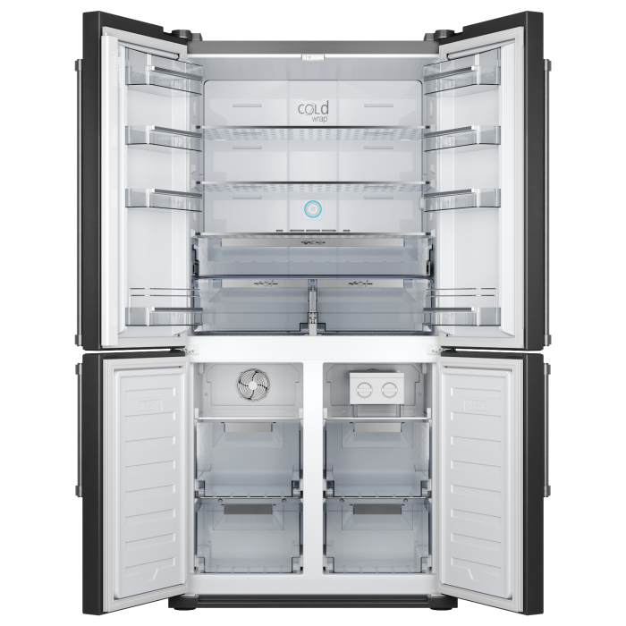 Холодильник отдельностоящий Kuppersberg NMFV 18591 BK Silver