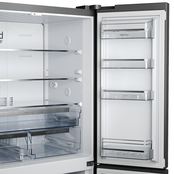 Холодильник отдельностоящий Kuppersberg NMFV 18591 BK Silver
