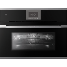 Компактный духовой шкаф с микроволнами Kuppersbusch CBM 6550.0 S3 Silver Chrome