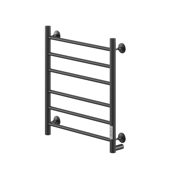 Полотенцесушитель Электрич.кабельный Ника WAY-2 60/40 RAL9005 черный матовый правый тэн