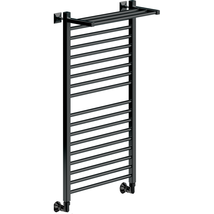 Полотенцесушитель Ника MODERN ЛМ-3 100/50 RAL9005 черный матовый