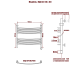 Полотенцесушитель Электрич. Ника ARC ЛД (Г3) 60/60 правый тэн*
