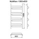 Полотенцесушитель MYFREA My Milan 100/50
