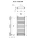 Полотенцесушитель Terma POLA 1180/500 RAL9016 белый матовый