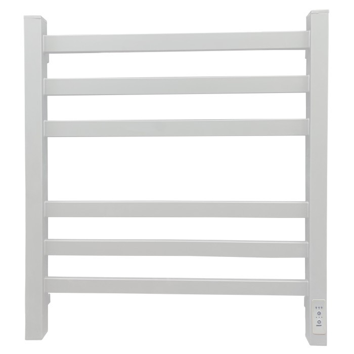Полотенцесушитель Электрич. с/т GROIS Bruno GR-121 500/600 П6 RAL9003 U белый матовый