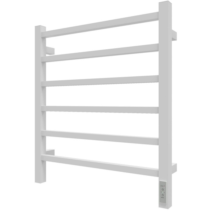 Полотенцесушитель Электрич. с/т GROIS Alex GR-101 500/600 П6 RAL9016 U белый матовый