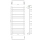 Полотенцесушитель ГРОТА ECOFORTE 63/120