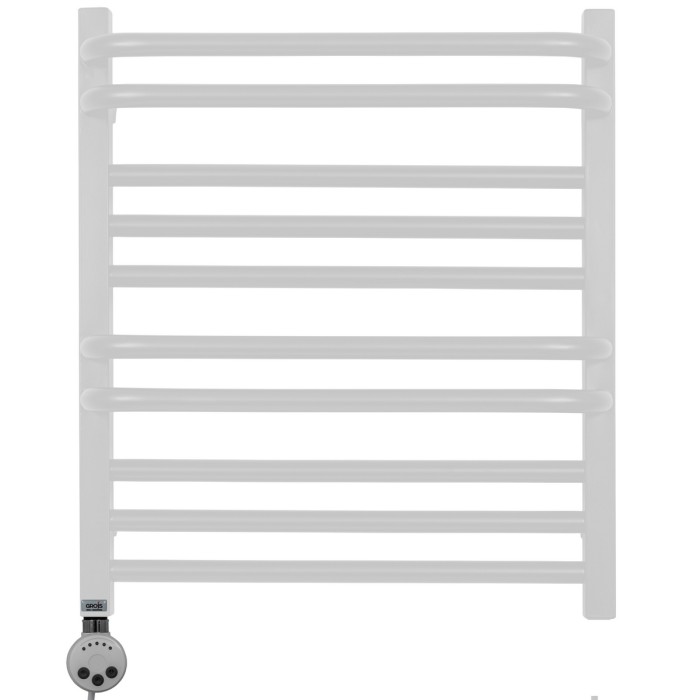 Полотенцесушитель GROIS Mayra GR-009 500х600 П10 (2+3+2+3) RAL9003 белый матовый