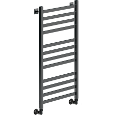 Полотенцесушитель Ника MODERN ЛМ-6 100/50 RAL9005 черный матовый