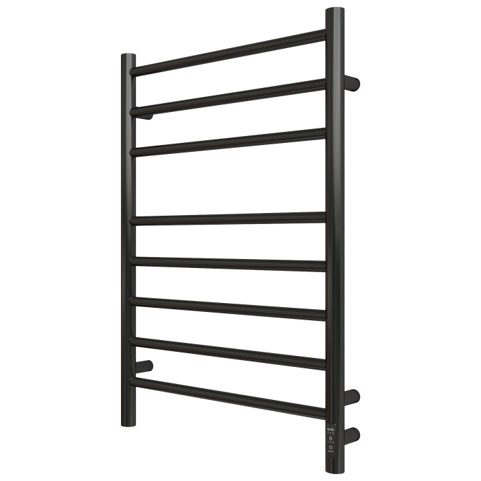 Полотенцесушитель Электрич. с/т GROIS Laura GR-132 500x 800 RAL 9005 П8 R черный матовый