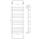 Полотенцесушитель ГРОТА ECOFORTE 53/120