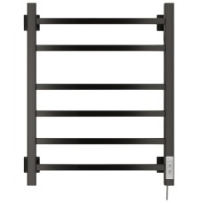 Полотенцесушитель Электрич.кабельный Ника STEP-2 60/40 RAL9005 черный матовый правый тэн