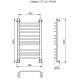 Полотенцесушитель Ника TRAPEZIUM ЛТ (Г2) 100/40
