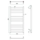 Полотенцесушитель ГРОТА VENTO 53/90