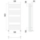 Полотенцесушитель TERMINUS Люкс Сицилия П22 500х1400 NEW