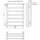 Полотенцесушитель Terminus Стандарт Контур П6 500х700 с полкой (-)