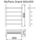 Полотенцесушитель MYFREA My Paris (Grand) 60/50